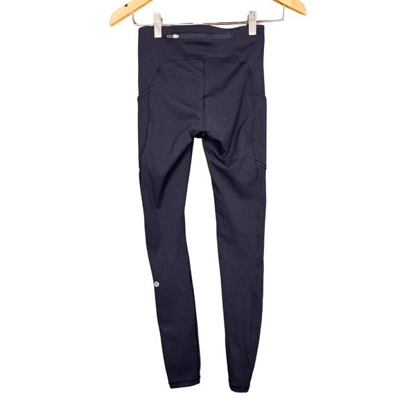 Lululemon Leggings Speed Up Tight Full-On Luxtreme 28 Midnight Navy, Size 2 - Picture 10 of 11